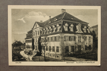 Ansichtskarte AK Baden Württemberg 1915-1930 Salem Rentamt Kloster Gymnasium